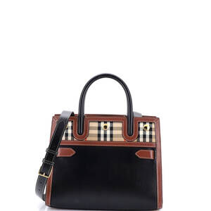 Burberry Title Two Handle Tote Leather #240372B12B